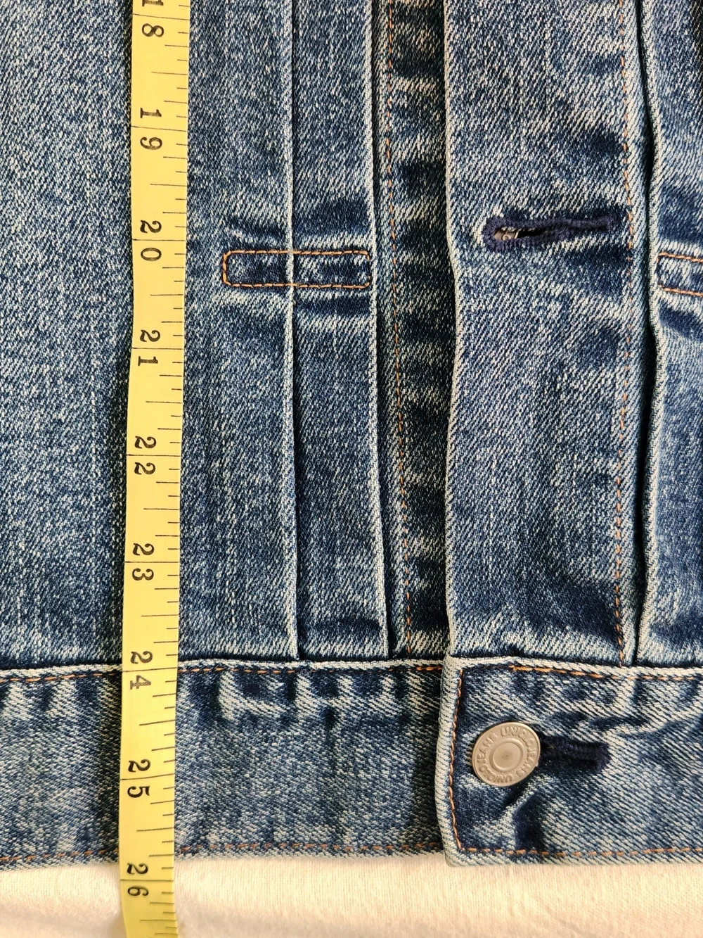 Uniqlo Men's Medium Blue Denim Jacket - Picture 5 of 5
